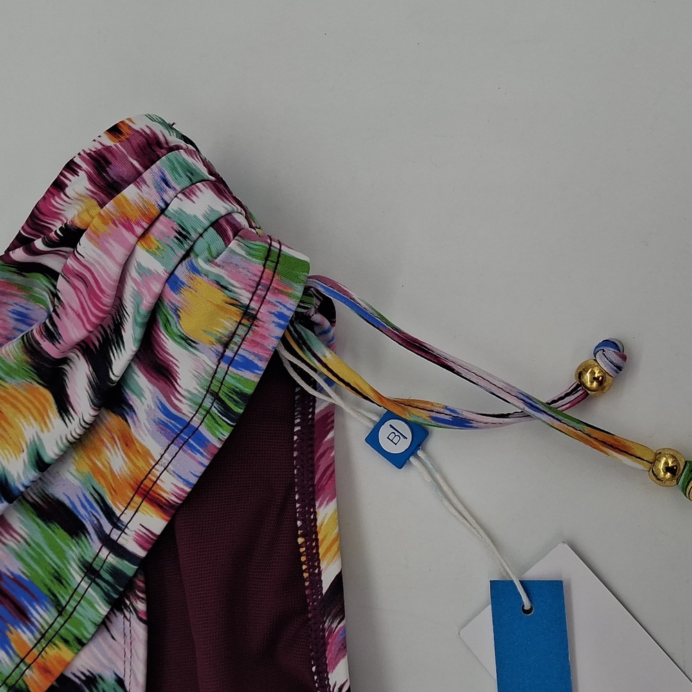 BLEU Rod Beattie Shirred Side Tie Hipster Bikini Bottom Multicolor 8 - Picture 3 of 10